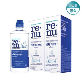 렌즈세척액 리뉴 어드밴스 355ml 2개 렌즈세정액