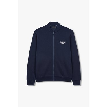 EMPORIO ARMANI 남성 이글 엠브로이더리 라운지 집업(0814338005)