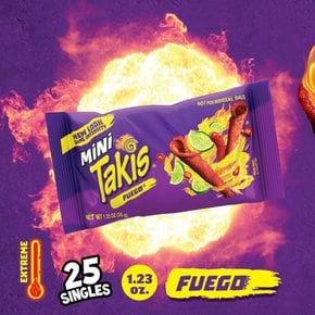 Takis  미니  롤  푸에고  토르티야  칩  25캐럿  멀티팩