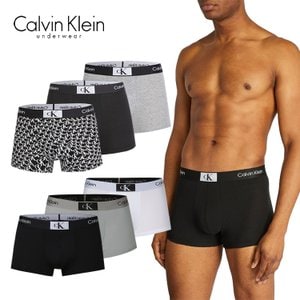 Calvin Klein Underwear 캘빈클라인 CK 언더웨어 남성 트렁크 남자속옷 드로즈 팬티 3팩세트 2종택일