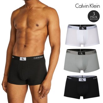 Calvin Klein Underwear 캘빈클라인 CK 언더웨어 남성 트렁크 남자속옷 드로즈 팬티 3팩세트 2종택일