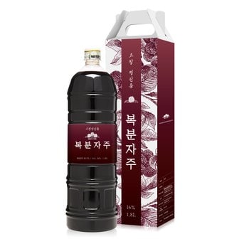  고창 명산품 복분자주 16도 1800ml 대용량 복분자주