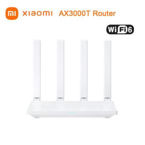 공유기 샤오미 AX3000T 라우터 와이파이 6 메쉬 네트워킹 기가비트 이더넷 포트 게임 가속기 리피터 모