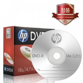 HP DVD-R Slim 16X 10개입 4.7GB 120min 10개입 144530