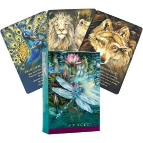 미국 신년 타로카드 Tarot Cards for Beginners 52 Deck and Oracle The Animals with Meanings