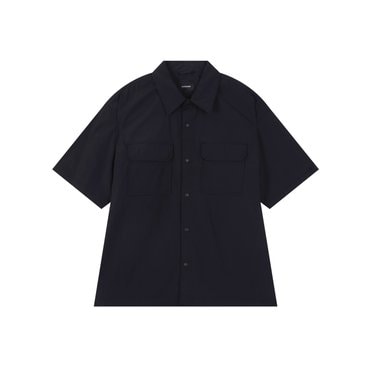 버커루 나일론 아웃포켓 반팔 셔츠(B252SH010P)
