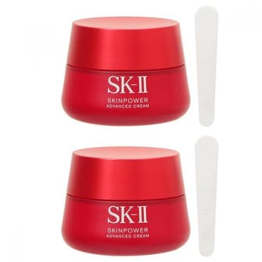  (세트) 맥스 팩터 SK-II SK2 스킨 파워 어드밴스드 크림 80g 페이스 크림 2개 세트