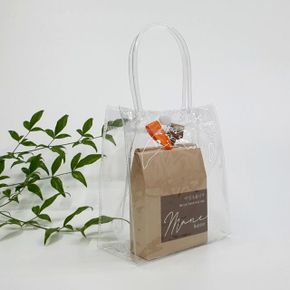 투명 쇼핑백 선물가방 미니 PARABU-2352-PVC X ( 10매입 )