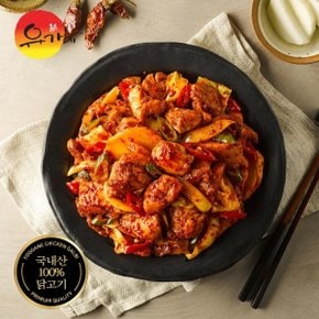 유가네 닭갈비 오리지널 300g(국내산) x 3팩 + 치즈 27g 3팩