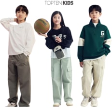 탑텐키즈 25년 SS (여아) 코튼스판 와이드 카고 팬츠 MKF1PP2212