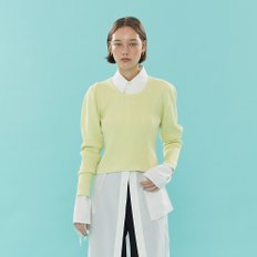 Volume Sleeve Knit_L/YELLOW