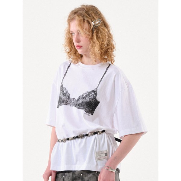 Lingerie Graphic T-shirt (White)