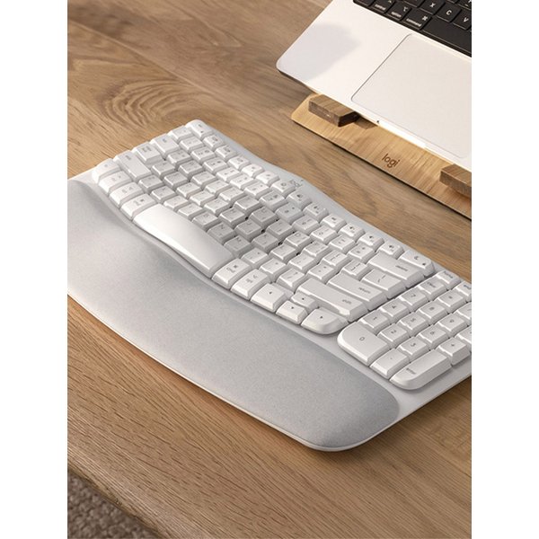 로지텍 코리아 WAVE KEYS FOR MAC 맥용 인체공학 무선 키보드