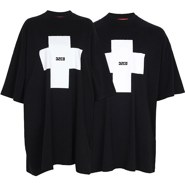 [부산점] 25SS 워시드블랙 포인트제로 오버사이즈 티셔츠 S25 URC 0152 050 W