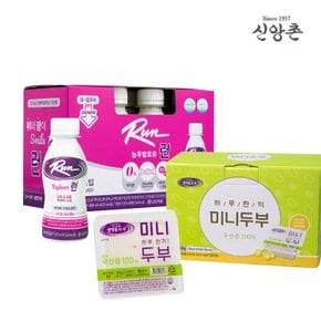 프로바이오틱 런 요구르트 8병 + 국산미니두부 6개입