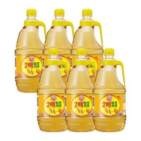 2배 양조 식초 PE 1.8L 6개