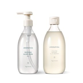 수딩 알로에 베라 젤 300ml + 로즈마리 올인원 워시 300ml