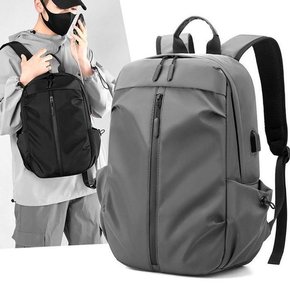 캐주얼 트랜드 멀티 백팩 USB포트 심플가방 (10755896A)