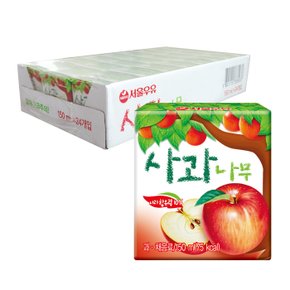 서울 사과나무 150ml X 24팩/서울우유/멸균우유