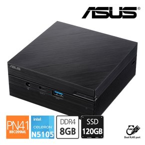 PN41-BBC099ML N5105 (RAM 8GB/SSD 120GB) 미니PC 듀얼랜 인텔 셀러론 사무용 산업용