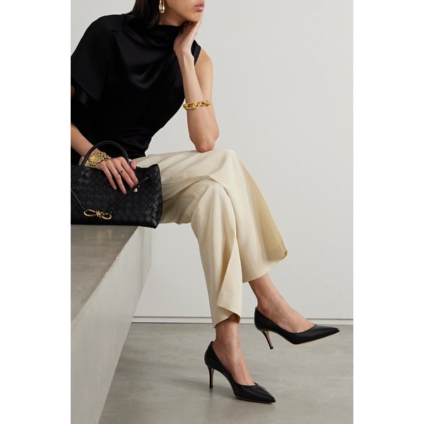 지안비토 가죽 펌프스 70mm 블랙 1647597321400062