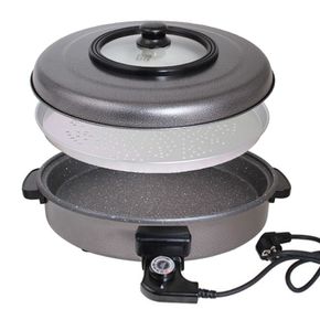 대원99000 찜기겸용 마블코팅 잔치팬 후라이팬 46cm 코팅팬 잔치팬 피자팬 프라이팬 전골팬