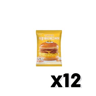  구데타마의 더블패티 에그버거 스티커 102종중 랜덤 1종 발송 190g x 12개