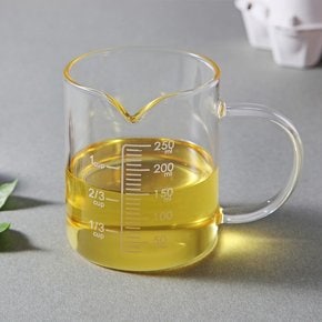피유코 슬림내열유리 계량컵(250ml)