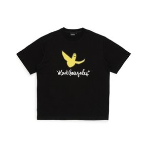 엔젤 그래픽 반팔 티셔츠 - BLACK / Z262UST080