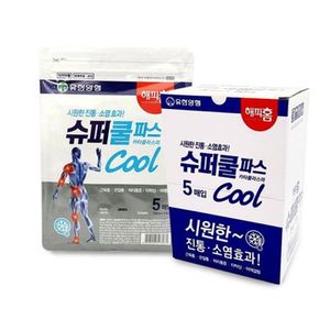 MYP-SA 유한양행 해피홈 붙이는 슈퍼 쿨파스 5매입