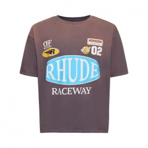 루드 Raceway 프린티드 티셔츠 7977454 남성