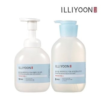 일리윤 [시크릿특가] 일리윤 세라마이드 아토 버블워시앤샴푸 400ml+ 탑투토워시500ML