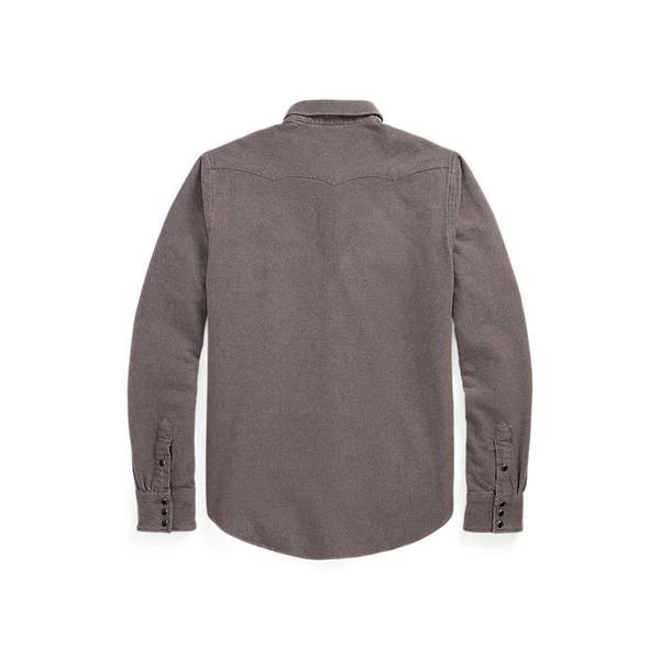 슬림핏 샤모아 웨스턴 셔츠(MNRRWOV16820383020)