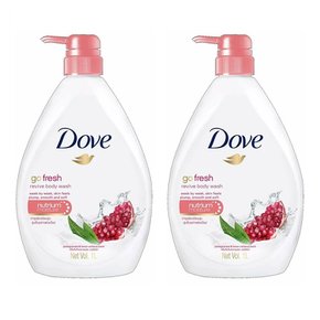 [해외직구]도브 바디워시 고 프레쉬 석류 레몬버베나 1L 2팩 Dove Body Wash Go Fresh Lemon Verbena Pomegranate 34oz