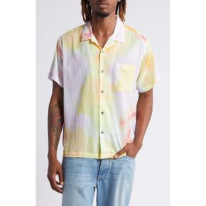 5052173 Obey Sometimes Tie Dye Camp Shirt