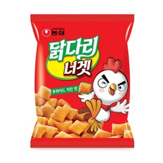 농심 닭다리 너갯 후라이드 치킨맛 130g 12봉지