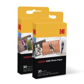 코닥 Kodak Printomatic 전용 Zink Paper 20매/정품