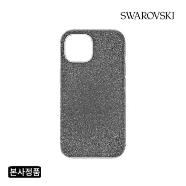 스와로브스키 [본사정품/쇼핑백증정] 아이폰 15 실버 톤 케이스 5680863