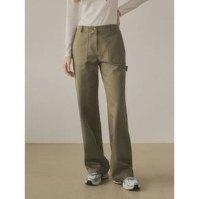 SIPT7057 carpenter pants_Khaki brown