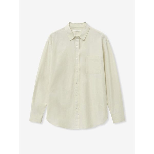 OVERFIT POCKET SHIRTS_CREAM