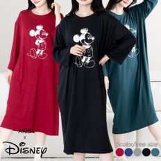 정품 디즈니 피치기모 오버핏 원피스 여성 홈웨어 여자 이지웨어 잠옷 봄,가을,겨울 간절기
