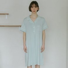 마이크로모달 나이트 셔츠(FWPN031S) Mint blue