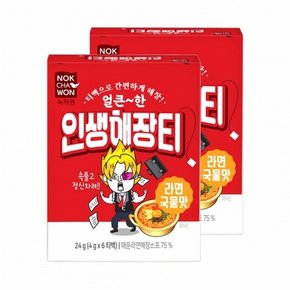 인생해장티 라면국물맛 4g x 6티백 1+1