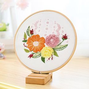금잔화 입체자수 공예 패키지 DIY 프랑스자수