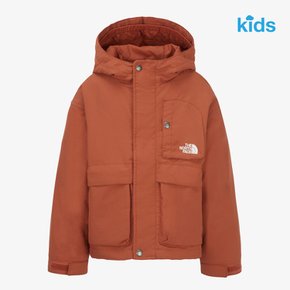 키즈 캠프아웃 자켓 NJ3BR53U DARK ORANGE