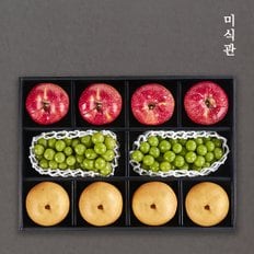 스페셜 과일혼합세트 1호(사과400g*4과+배 620g*4과+샤인2수 1.3kg)총 5.4kg내외