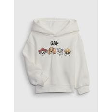 키즈 갭 GAP 베이비  토들러 빈티지 소프트 파우 패트롤 로고 후디 후드티 뉴 오프 화이트 10047