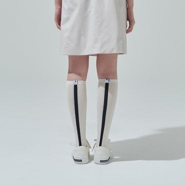 BLUDOT 컬러 포인트 니삭스_WH