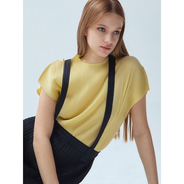 드롭숄더 핀턱 플리츠 블라우스_3colors