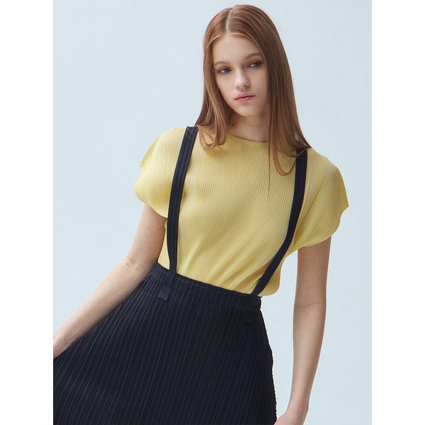 드롭숄더 핀턱 플리츠 블라우스_3colors